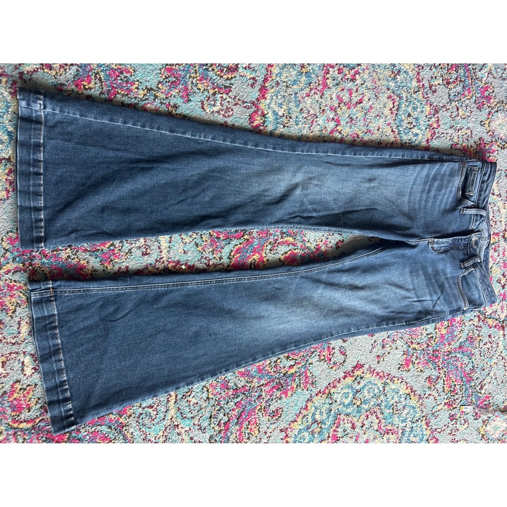 Silver Jeans‎ Co High Note Flare Jeans Medium Wash High Rise W28 L33